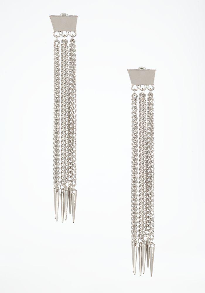 bebe Multi Chain & Spike Earring
