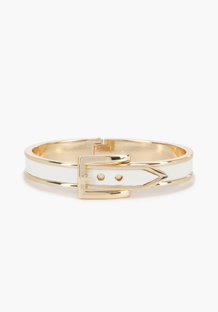 bebe Skinny Buckle Bracelet