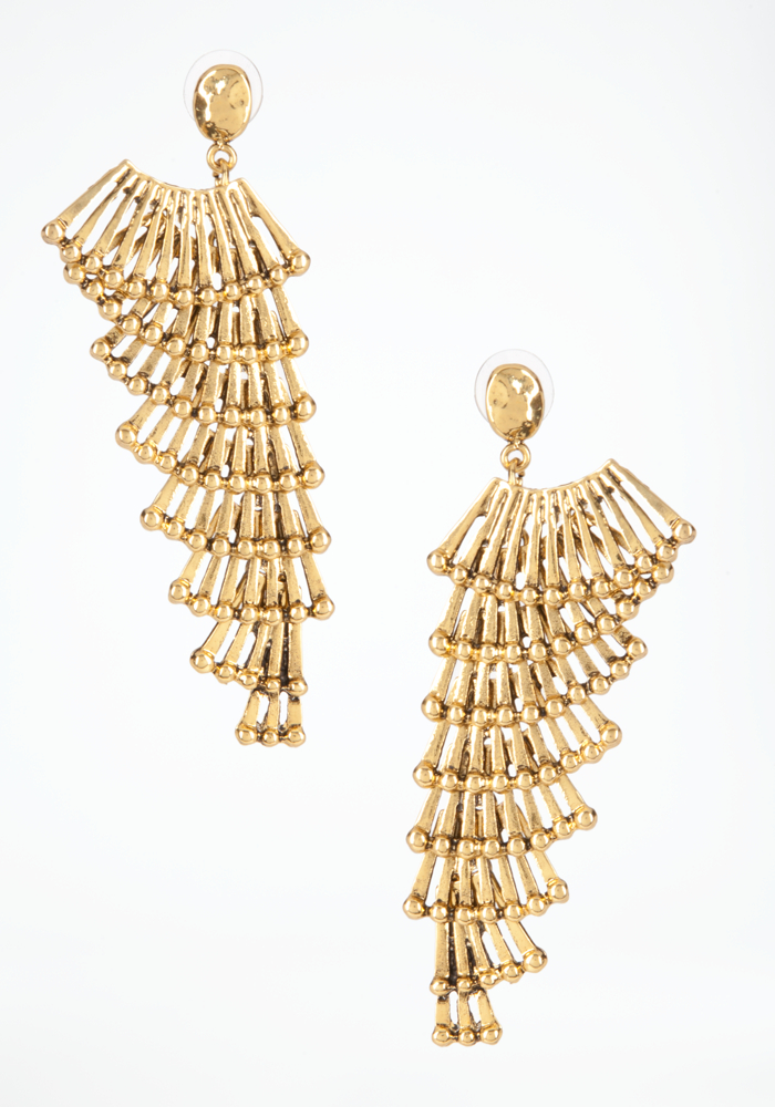 bebe Tiered Wing Earring