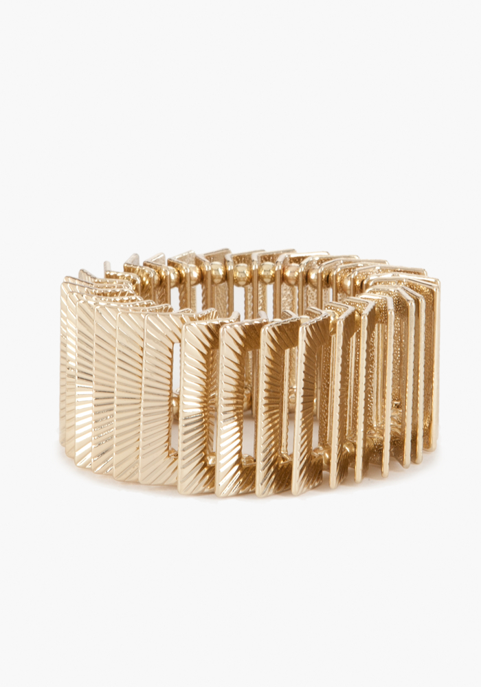 bebe Textured Multi Piece Bracelet