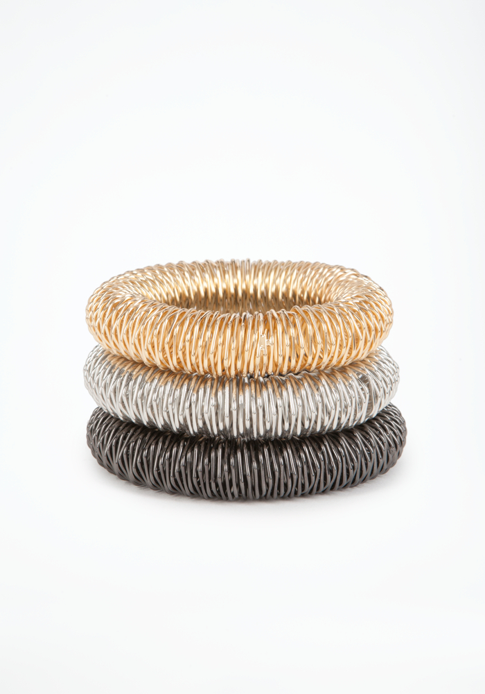 bebe Coil Stretch Bracelet Set