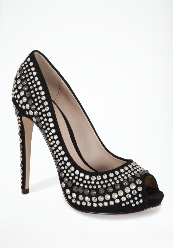 bebe Annette Suede Pump