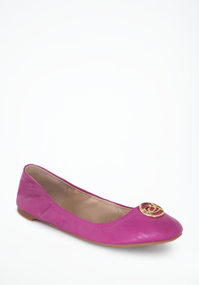 bebe Corinne Logo Ballet Flat