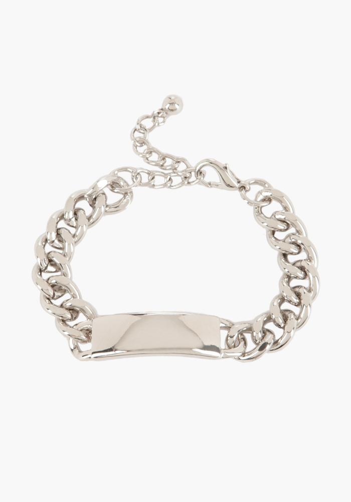 bebe Chain Link ID Bracelet