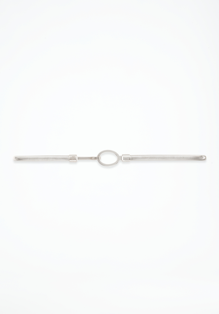 bebe Metal Snake Chain Hook Belt