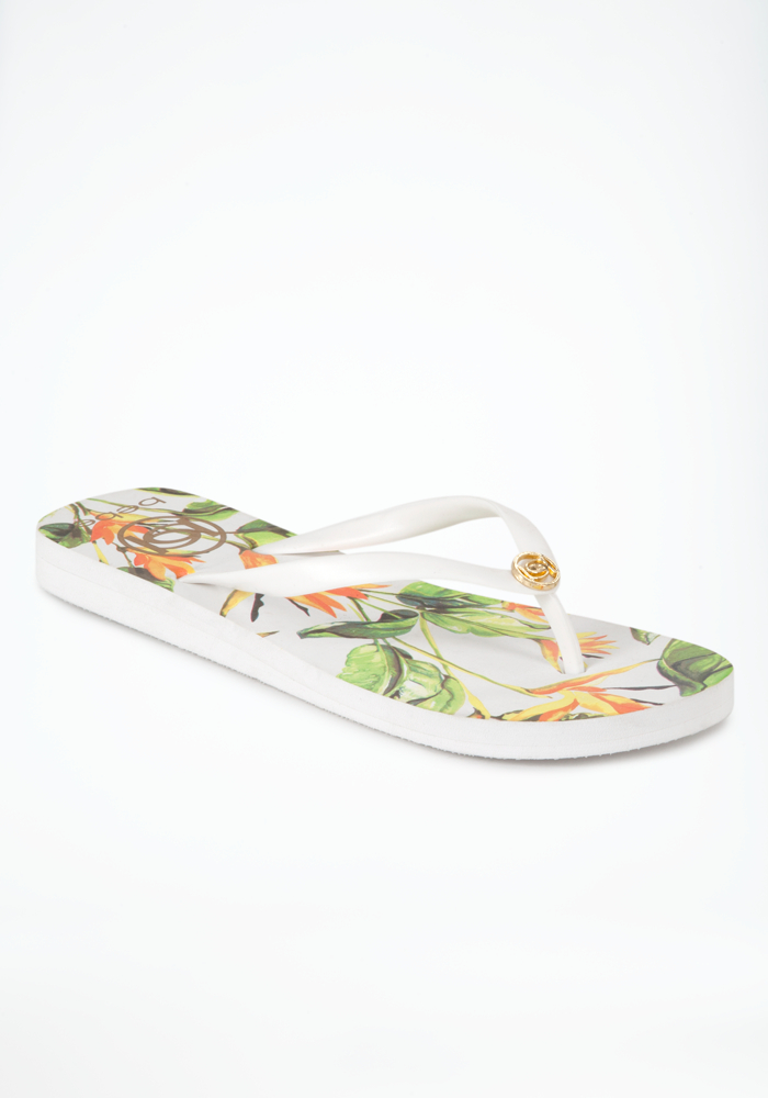 bebe Birds of Paradise Flip Flop
