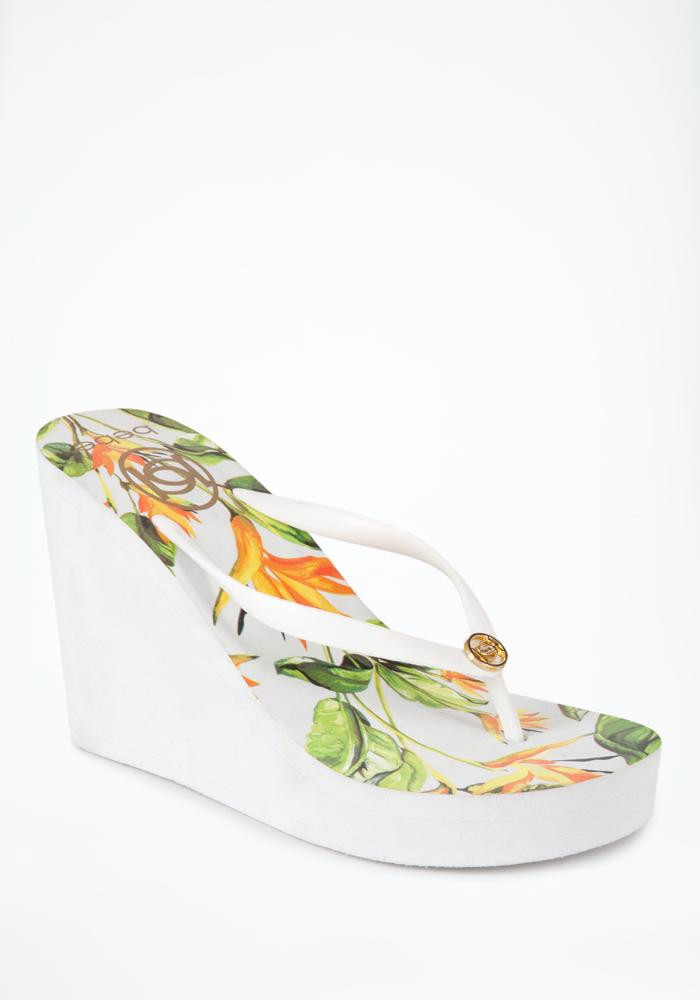 bebe Birds Of Paradise High Flip Flop