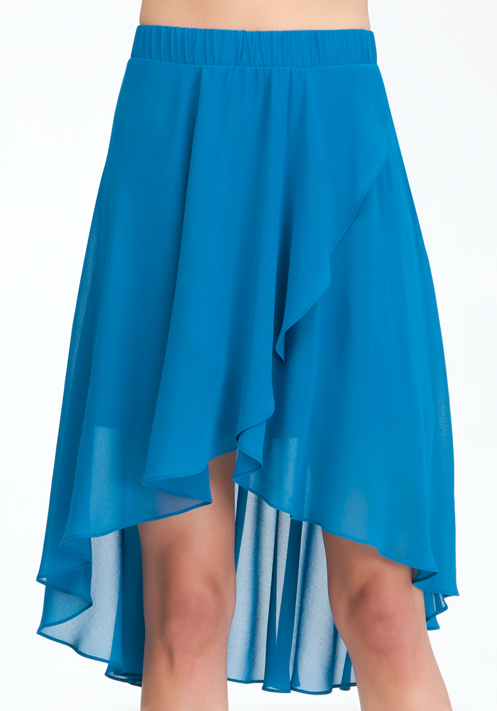bebe High Low Chiffon Skirt
