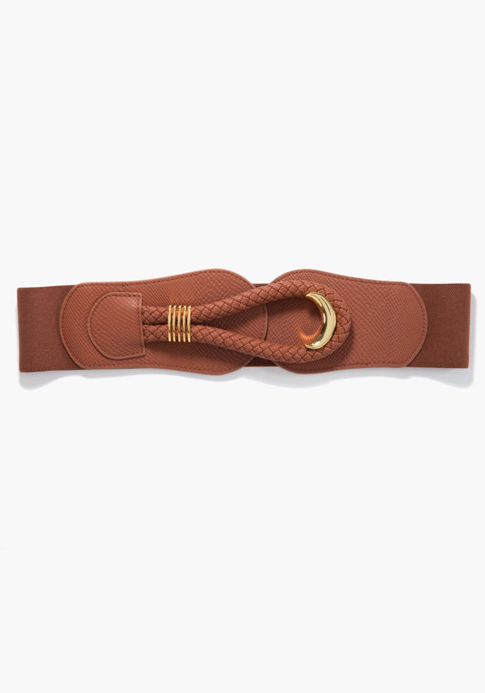 Braided Closure Stretch Belt - ONLINE EXCLUSIVE at bebe