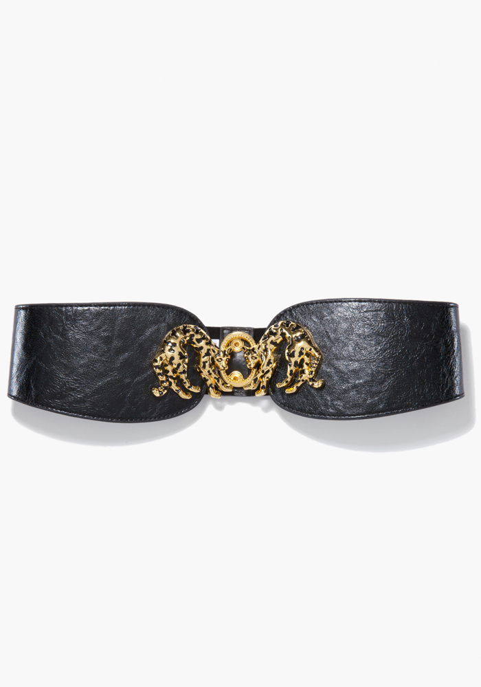 Leopard Metal Buckle Belt - ONLINE EXCLUSIVE at bebe