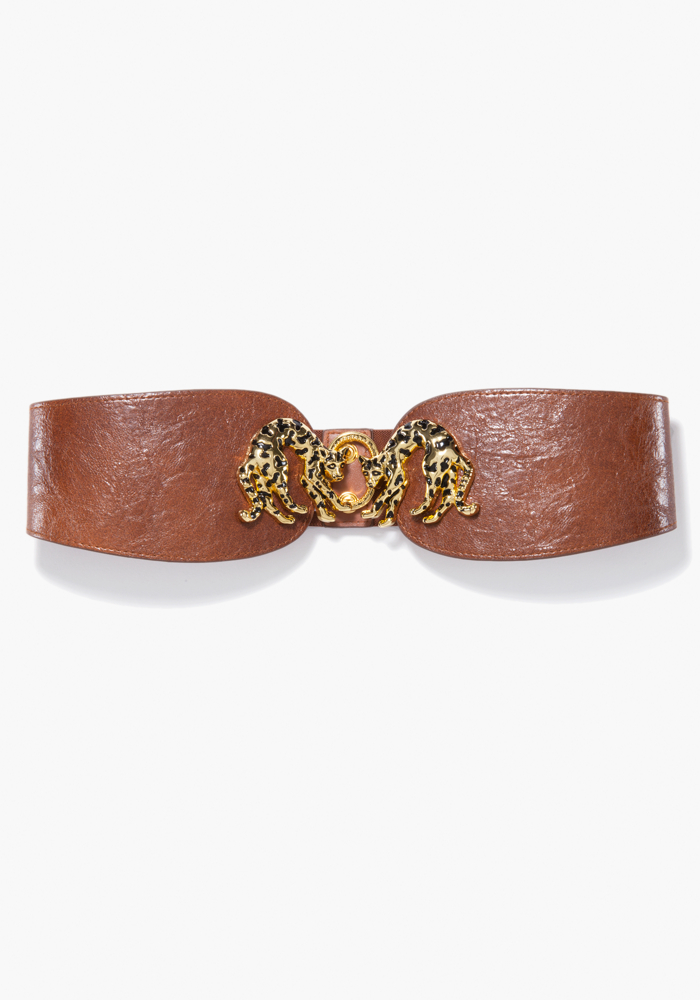 Leopard Metal Buckle Belt - ONLINE EXCLUSIVE at bebe