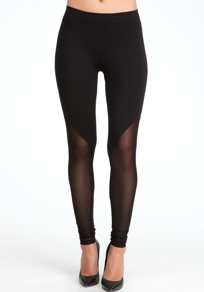 Diagonal Mesh Inset Legging - ONLINE EXCLUSIVE