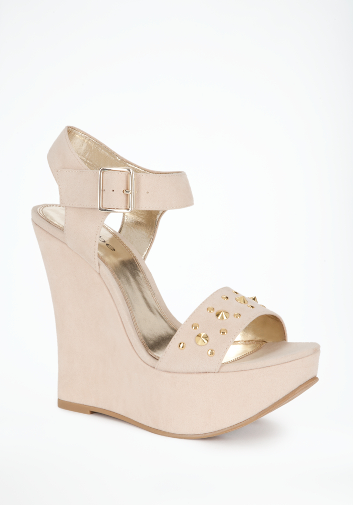 Heather Self Wrap Studded Wedge - ONLINE EXCLUSIVE