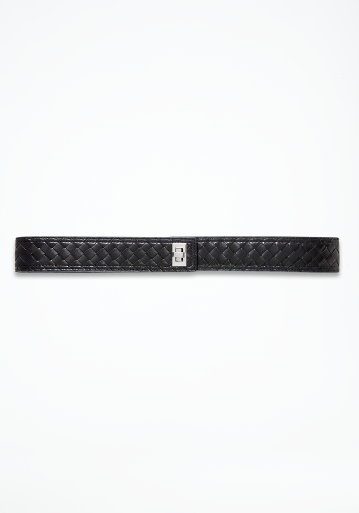 bebe Woven Turnlock Stretch Belt