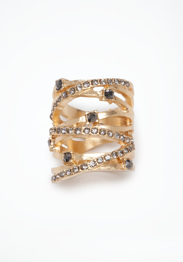 bebe Stone Wrap Around Ring