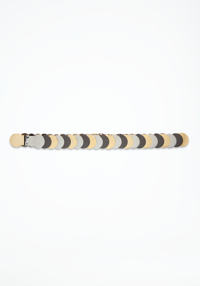 bebe Multi Disc Metal Belt