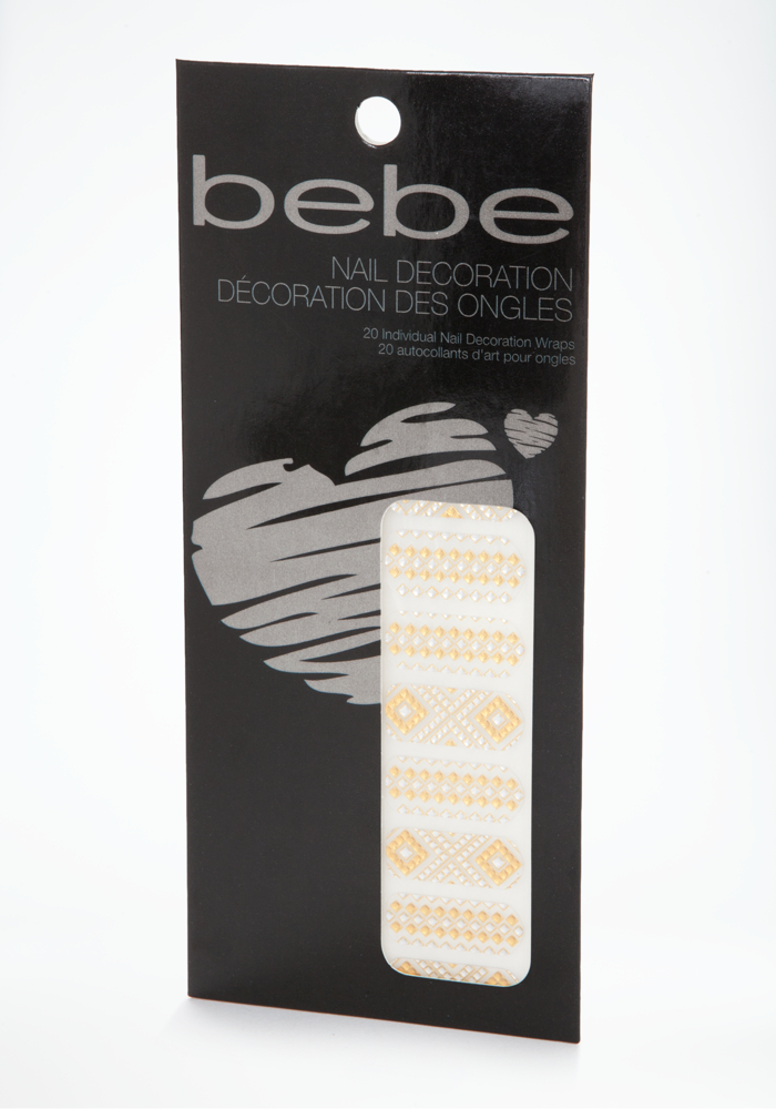 bebe Metallic Nail Decoration