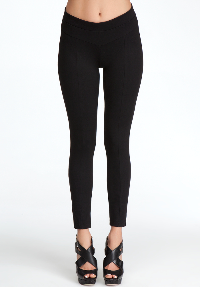 Seam Detail Yoke Leggings