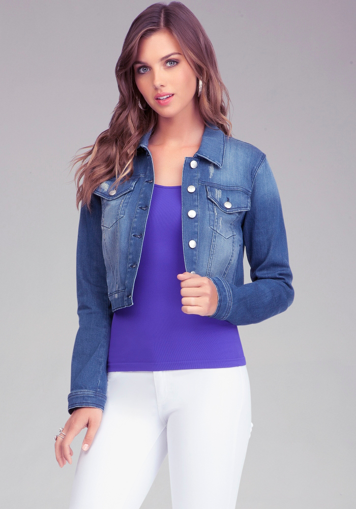 Basic Denim Jacket Jackets & Coats View All bebe