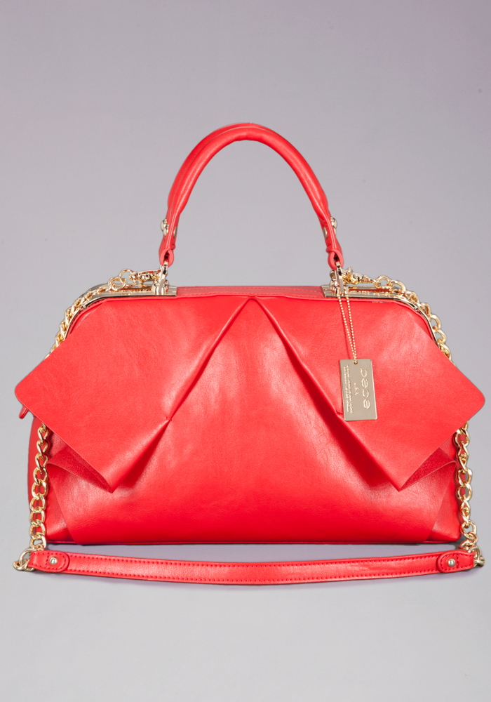 bebe purse red