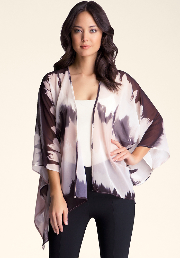 Tie Dye Kimono Cover-Up - All Tops | Bebe