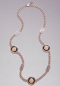 Geo & Lion Chain Belt