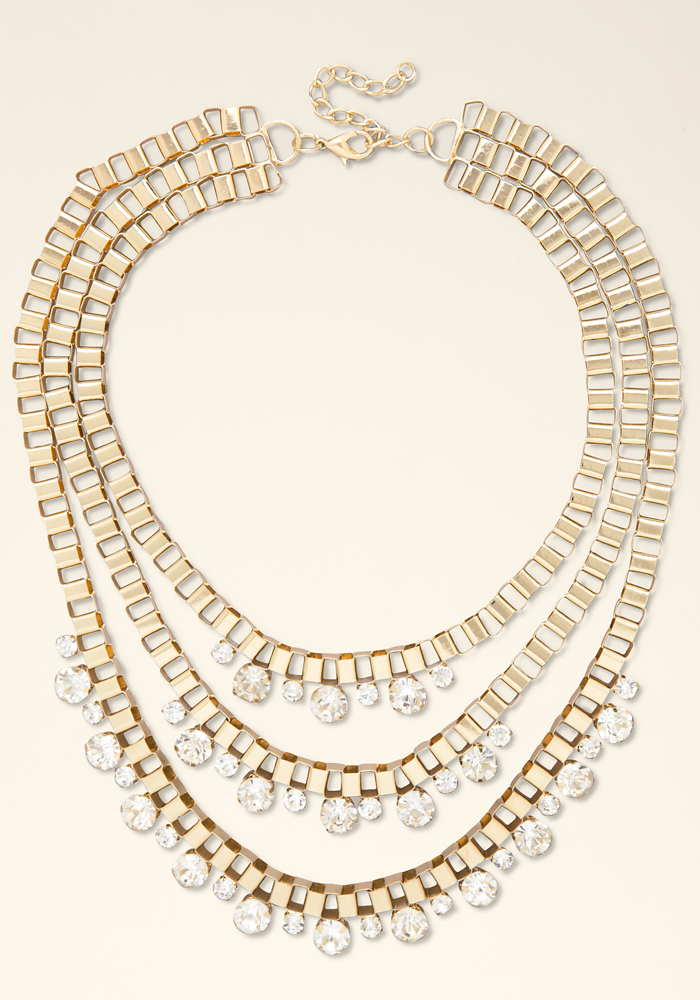 Layered Box Chain Necklace Jewelry All Jewelry bebe