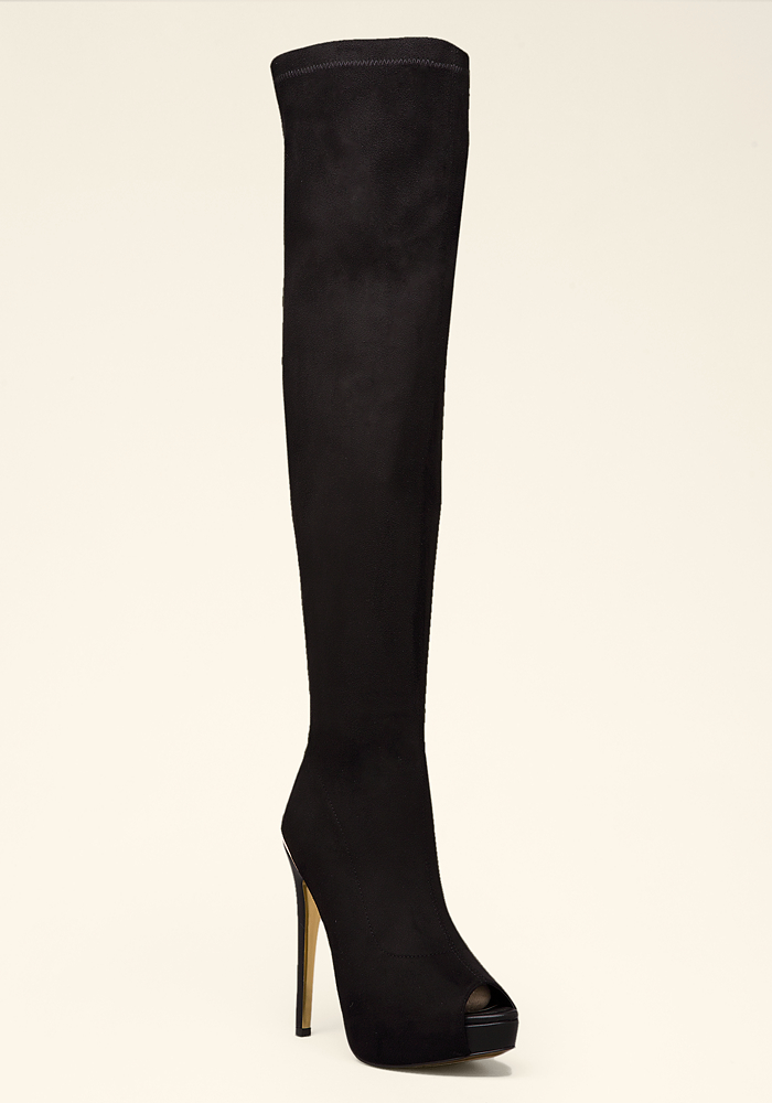 bebe high heel boots