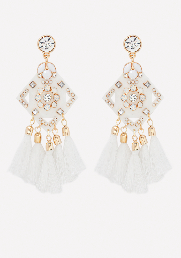 Tassel Statement Earrings