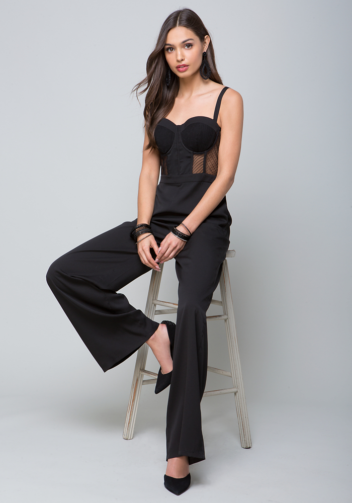 bustier jumpsuit