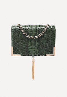 Faux Snake Crossbody Bag