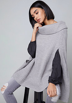 Soulie Poncho Sweater