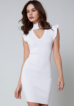 White Lace Cocktail Dress
