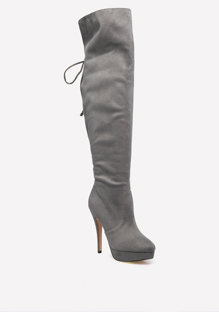 bebe lace up boots