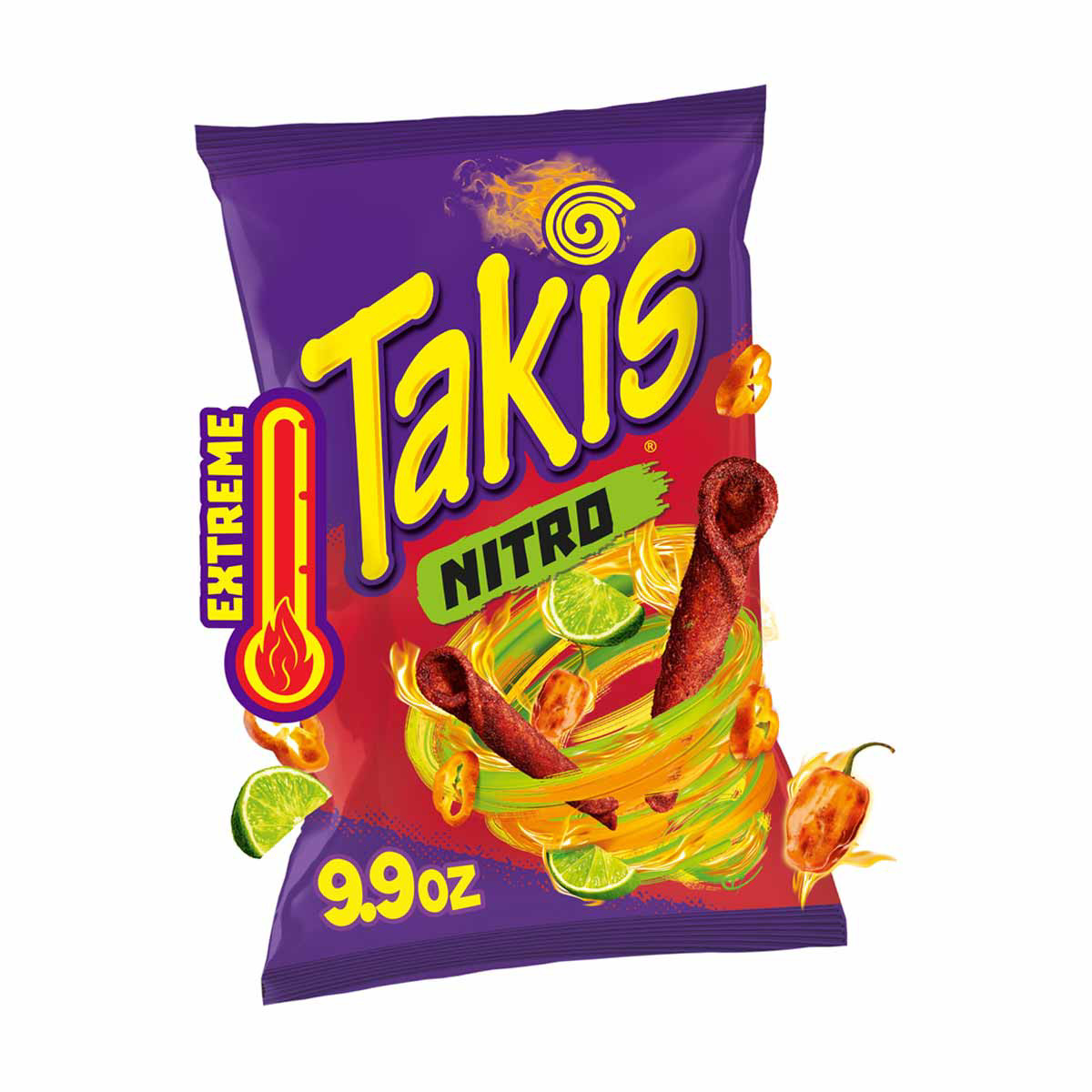 Takis Nitro Habanero Lime Flavored Extreme Spicy Rolled Tortilla