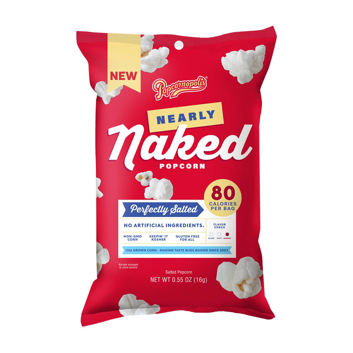 Popcornopolis Perfectly Salted Nearly Naked Popcorn Oz BrickSeek