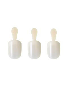 KISS Salon Acrylic Nude French Manicure Natural Ultra Smooth Fake Nails
