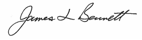 Jim Bennett signature