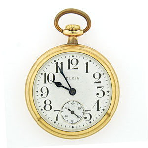 Antique Estate Mens Elgin Pocket Watch