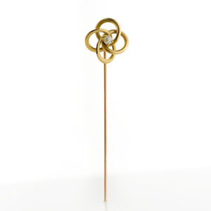 Antique Estate Pearl Flower Stick Pin