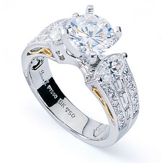 Simon G Gorgeous Diamond Engagement Ring
