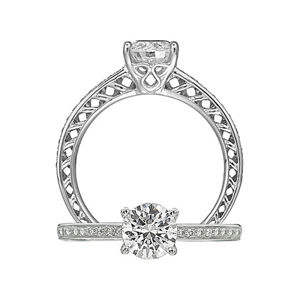 G SI 1 CT Mounted in Ritani Anadare Engagement Ring