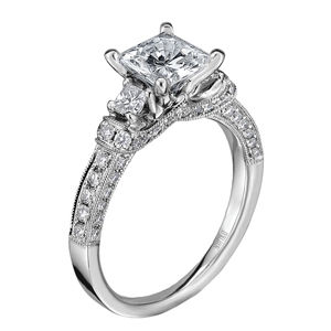 Scott Kay Tiara Collection Diamond Engagement Ring