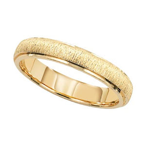 Lieberfarb Classic 14Kt Gold Wedding Band