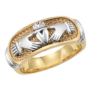 Lieberfarb Irish Claddagh Ring Wedding Band