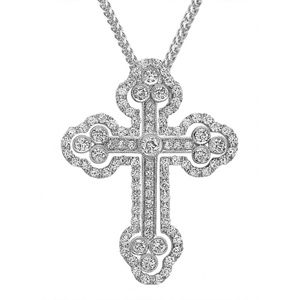 Simon G Diamond Cross Pendant