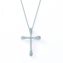 Simon G Diamond Cross Pendant
