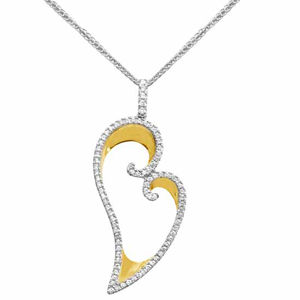 Simon G Two Tone Fashion Pendant