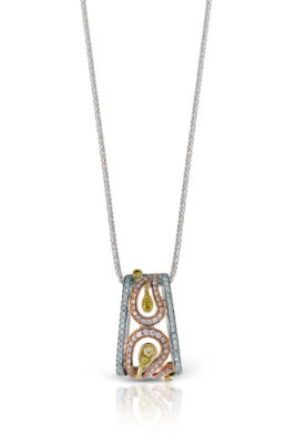 Simon G Tri Tone Fashion Pendant