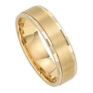 Lieberfarb Solid Gold Wedding Band